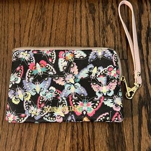 Zadig & Voltaire clutch, floral pattern.